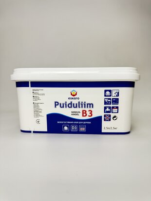 Клей д/деревини водорозв. В-3 2.5л Україна