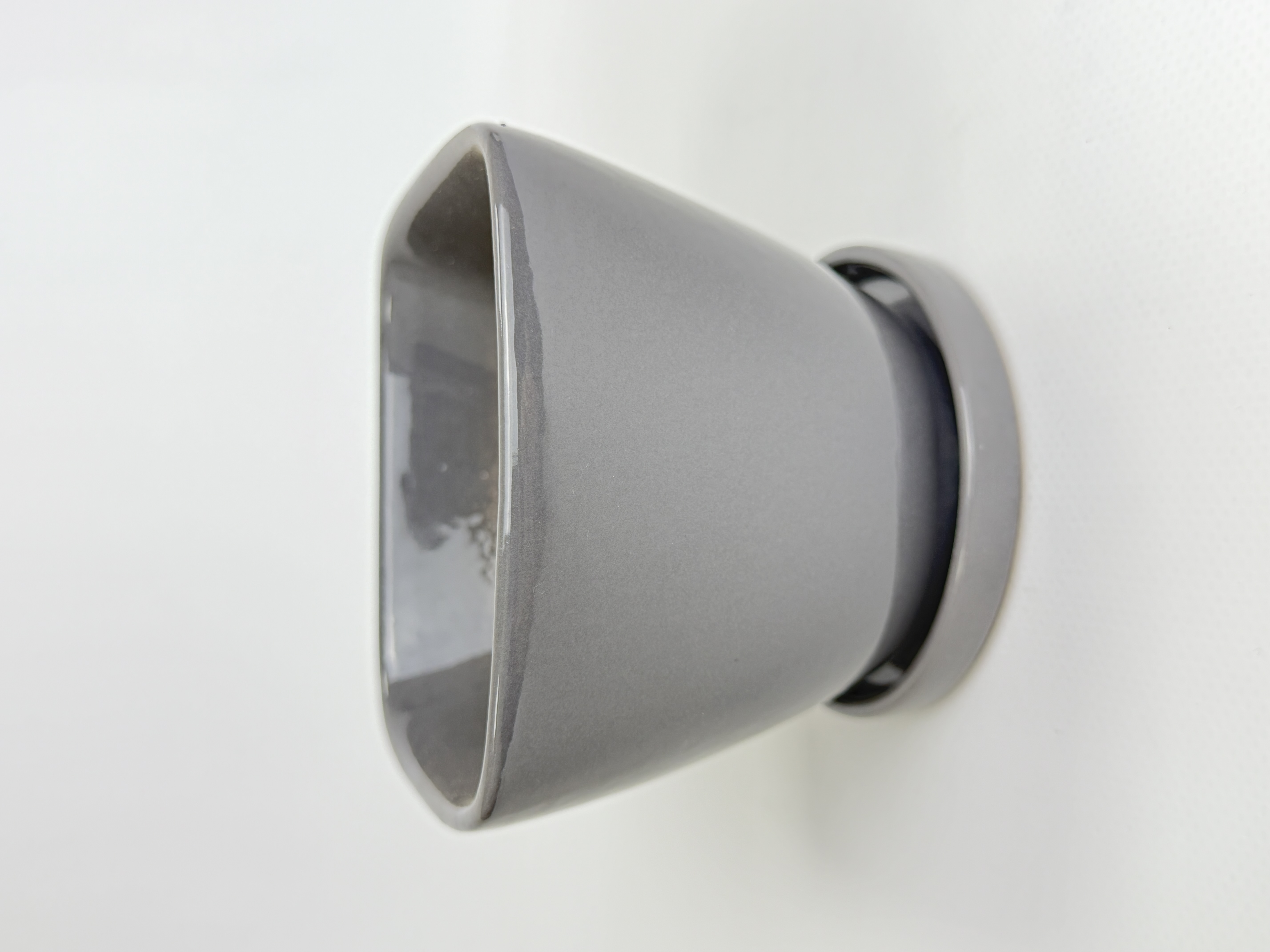 Горщик чотирикутний 0.4 л Р017сірий