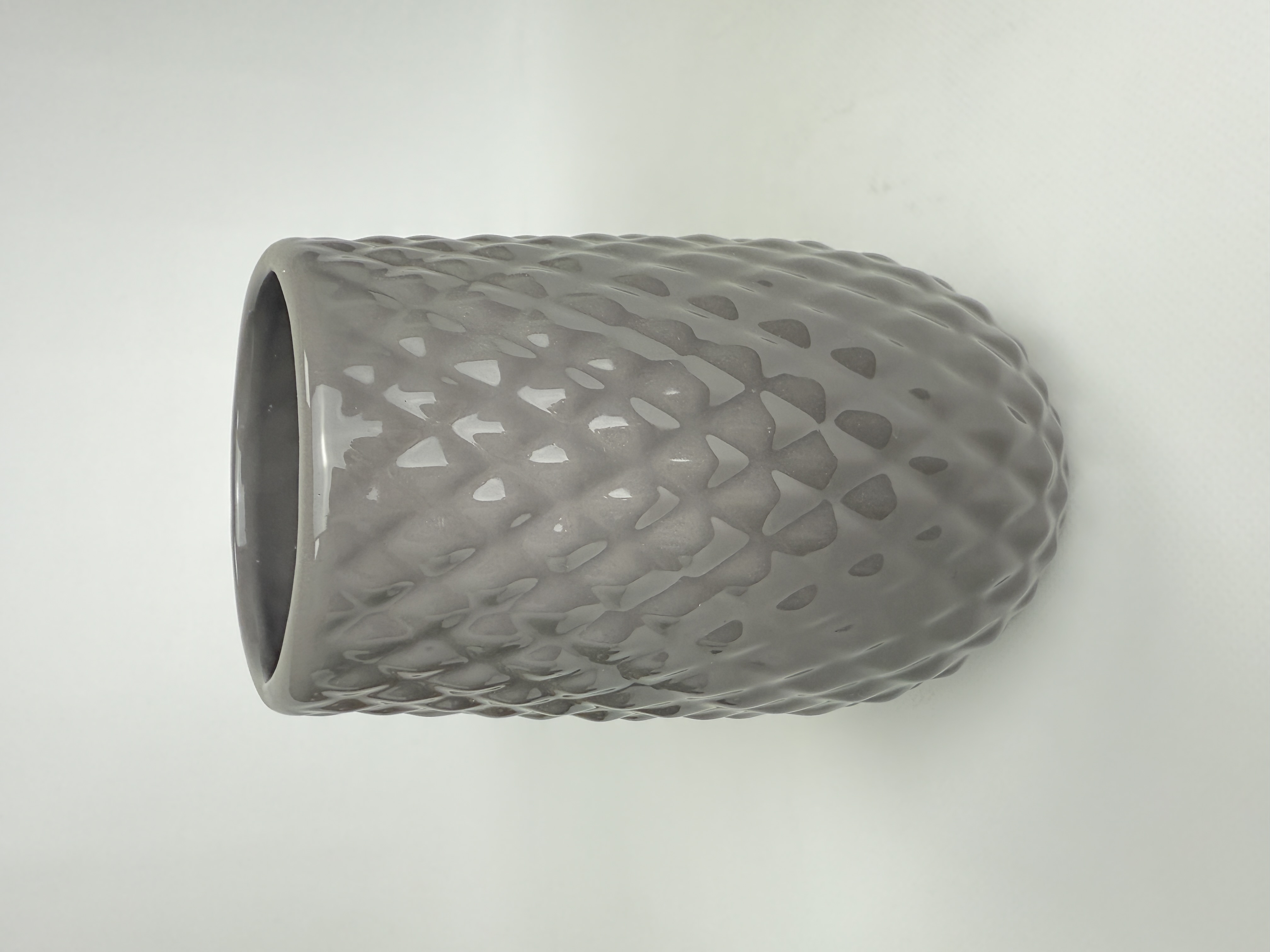 Керамічний виріб Ваза Перелесник сірий глянц