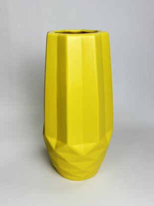 Керамічна Ваза Макош жовтий мат