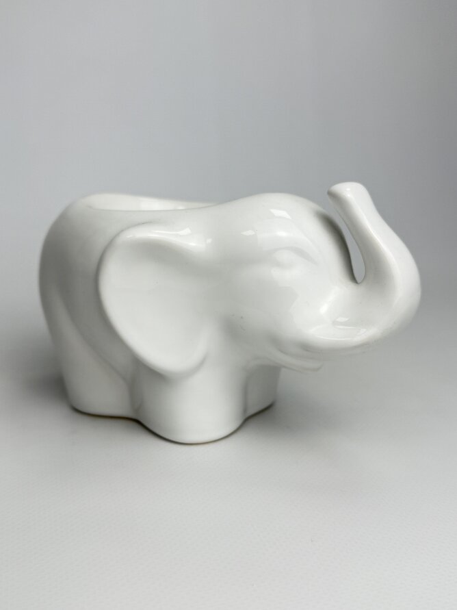 Керам. виріб OIL BURNER CERAMIC ELEPHANT Р1913 білий
