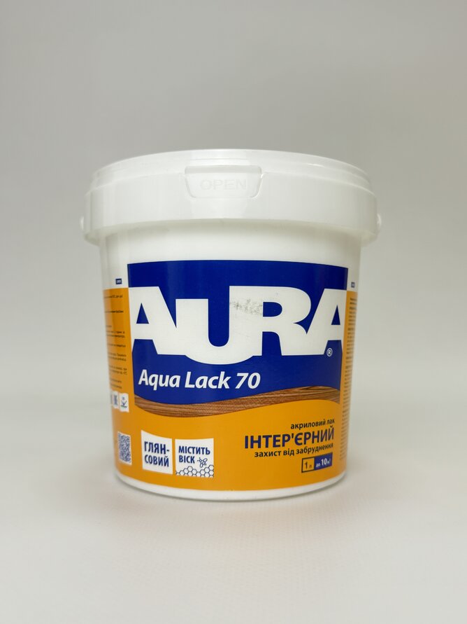 Лак акриловий Aqua Lack 70 1 л AURA