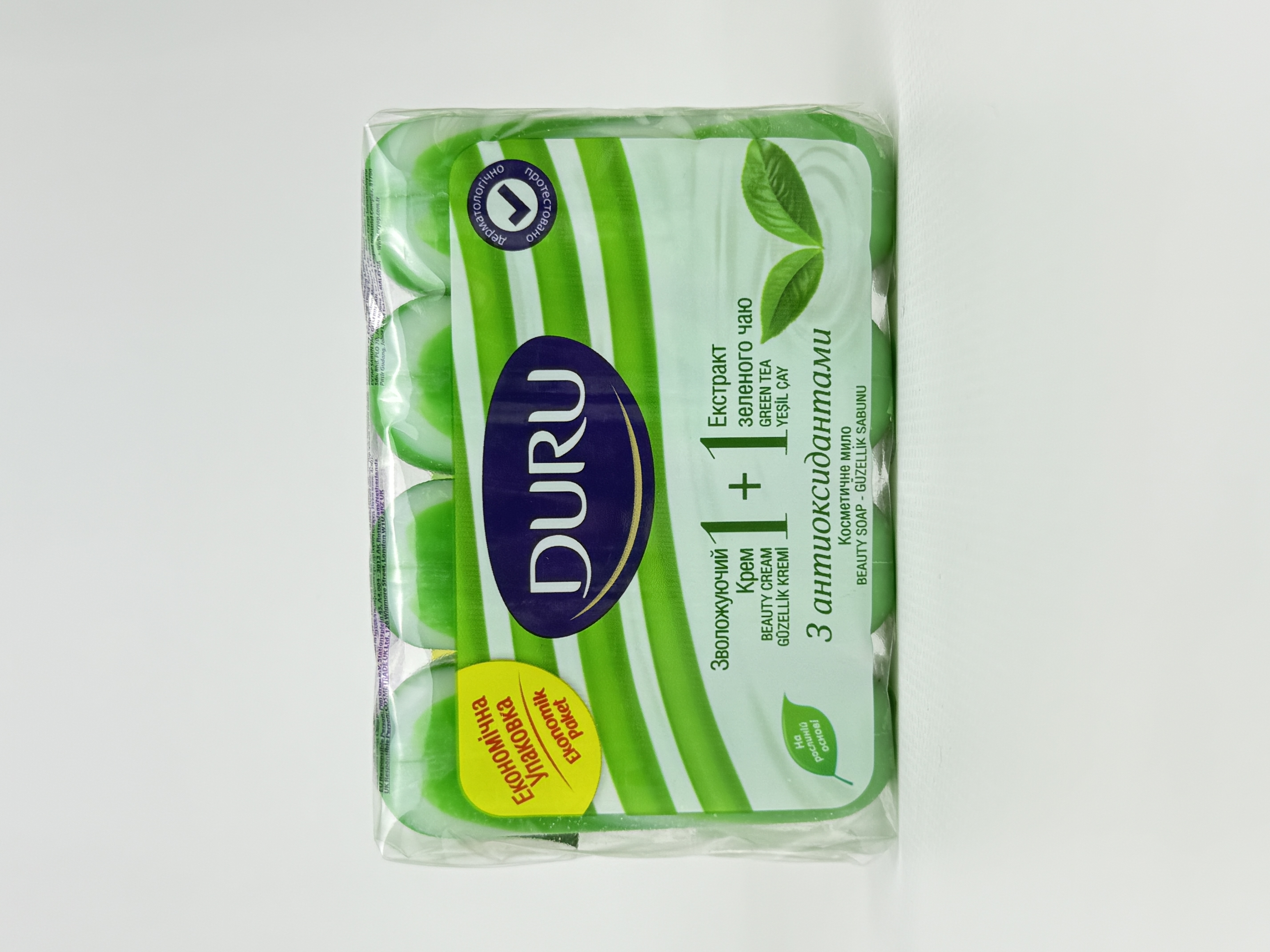 DURU Soft 1+1 4*80гр зелений чай