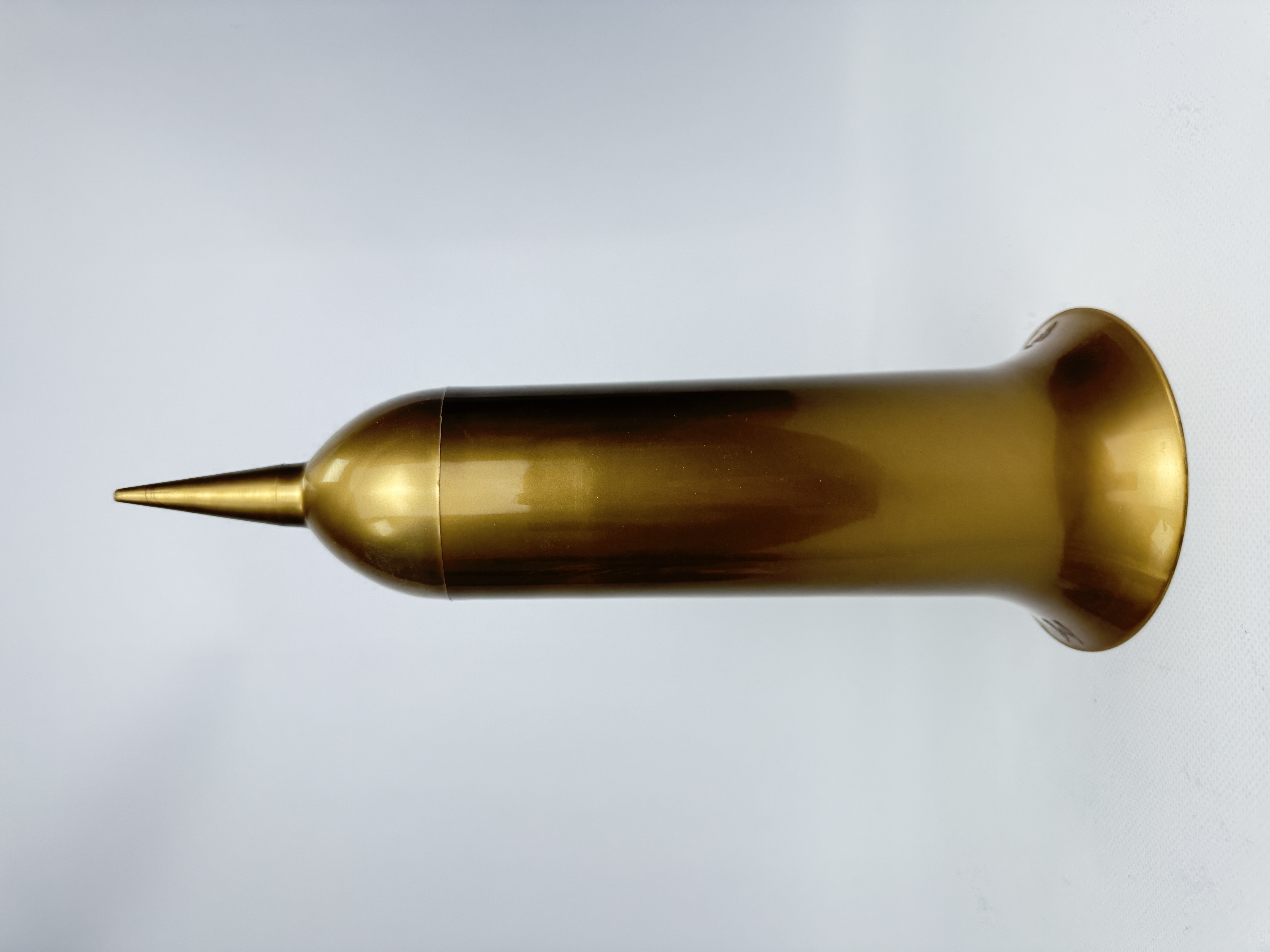 Вазон "Флакон конус" золото