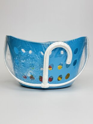 Корзина пластикова овальна підвісна з прищіпками (20шт)