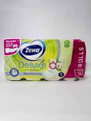 Zewa Deluxе туалетний папір 3-х ш. 16 рул. Ромашка