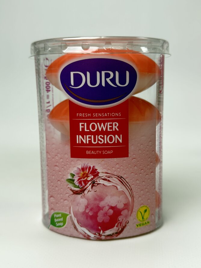 Duru мило 1+1 4*100гр Троянда зі зволожуючим кремом
