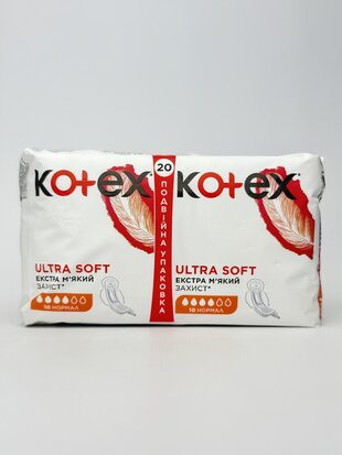 Kotex прокладки Ultra Soft Normal 20шт
