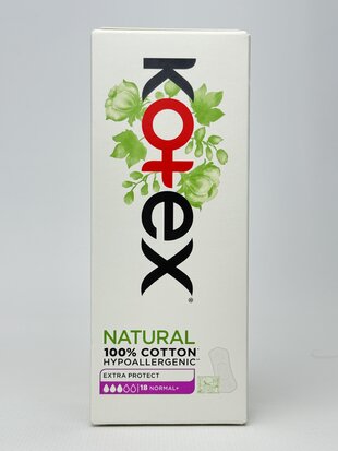 Kotex прокладки щоденні Natural Extra Protect Normal 18шт