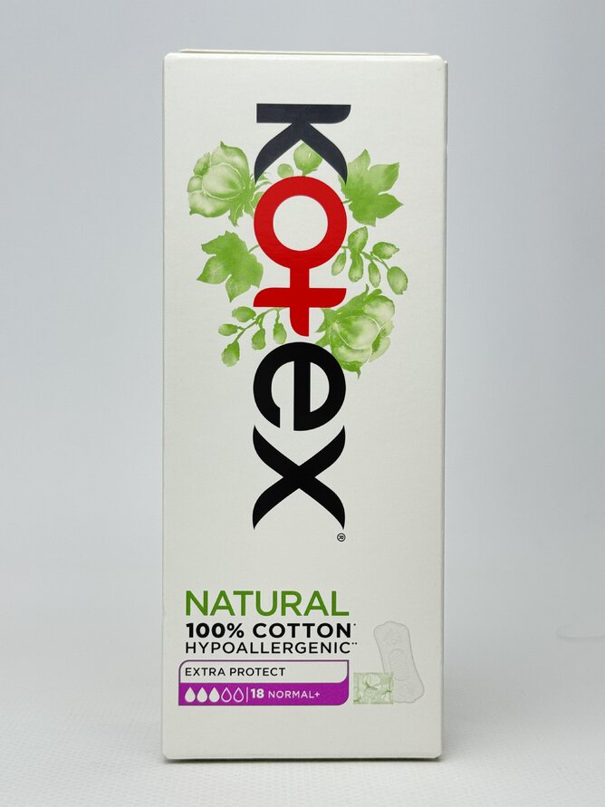 Kotex прокладки щоденні Natural Extra Protect Normal 18шт