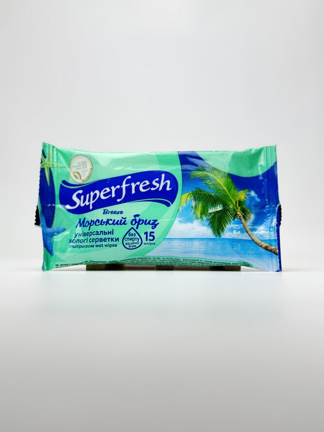 Вол.сер. Super Fresh Flower+Breeze (15 шт)