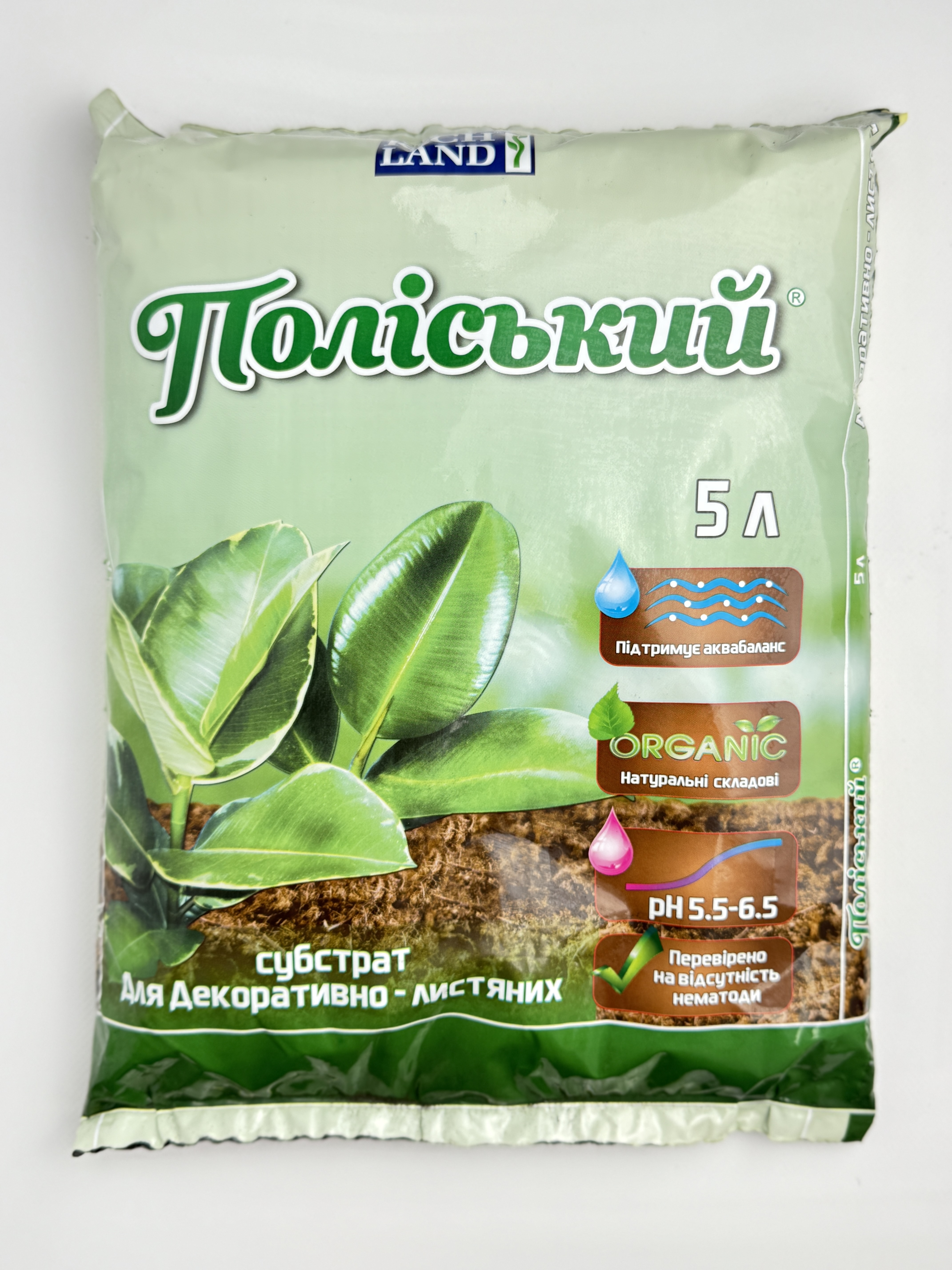 Субстрат Поліський декор.-листяні 5 л