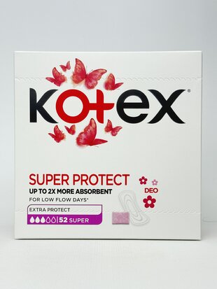 Kotex прокладки щоденні Super deo 52шт