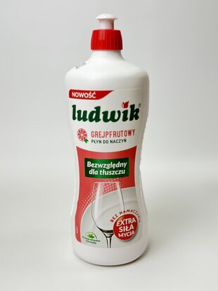 Засіб для миття посуду Ludwik Грейпфрут 0.9л