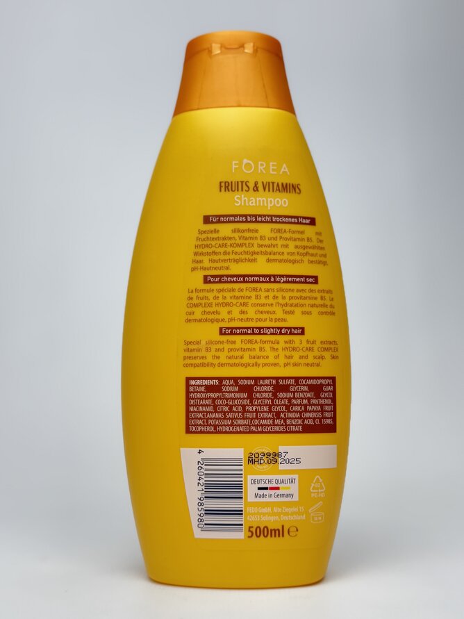 Шампунь Forea Fruits & Vitamins 500мл
