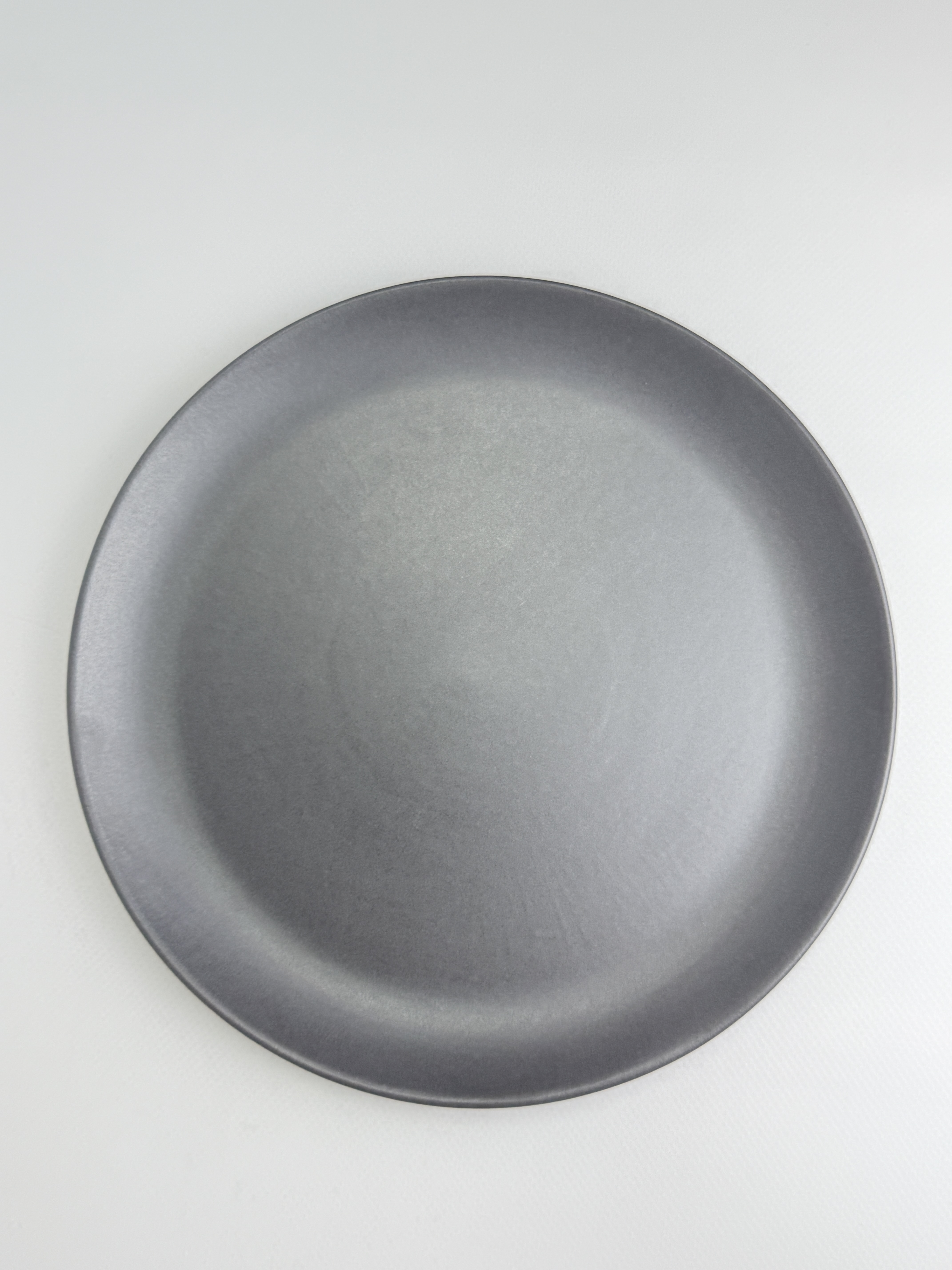Керамічний виріб "Тарілка Орнер" сірий мат