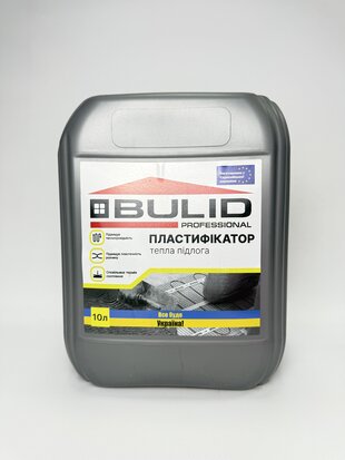 Пластифікатор (тепла підлога) 10 л BULID