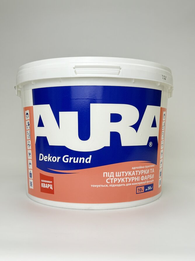Грунтовка адгез. Dekor Grunt 10л AURA