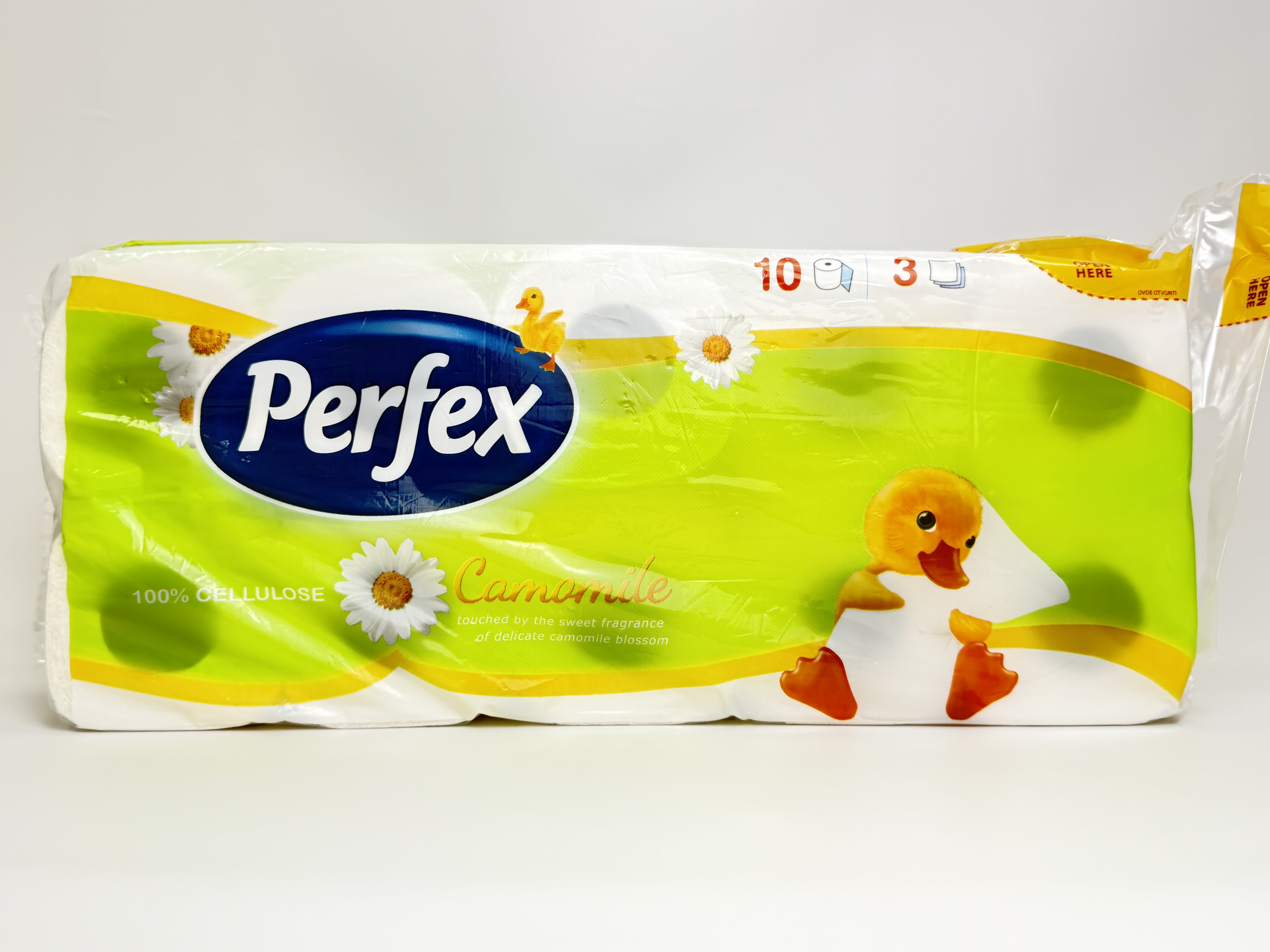 Туалетний папір Perfex 10шт (3сл) Ромашка