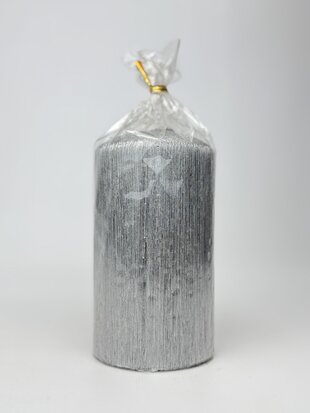 Свічка оздоблена срібло 80*150