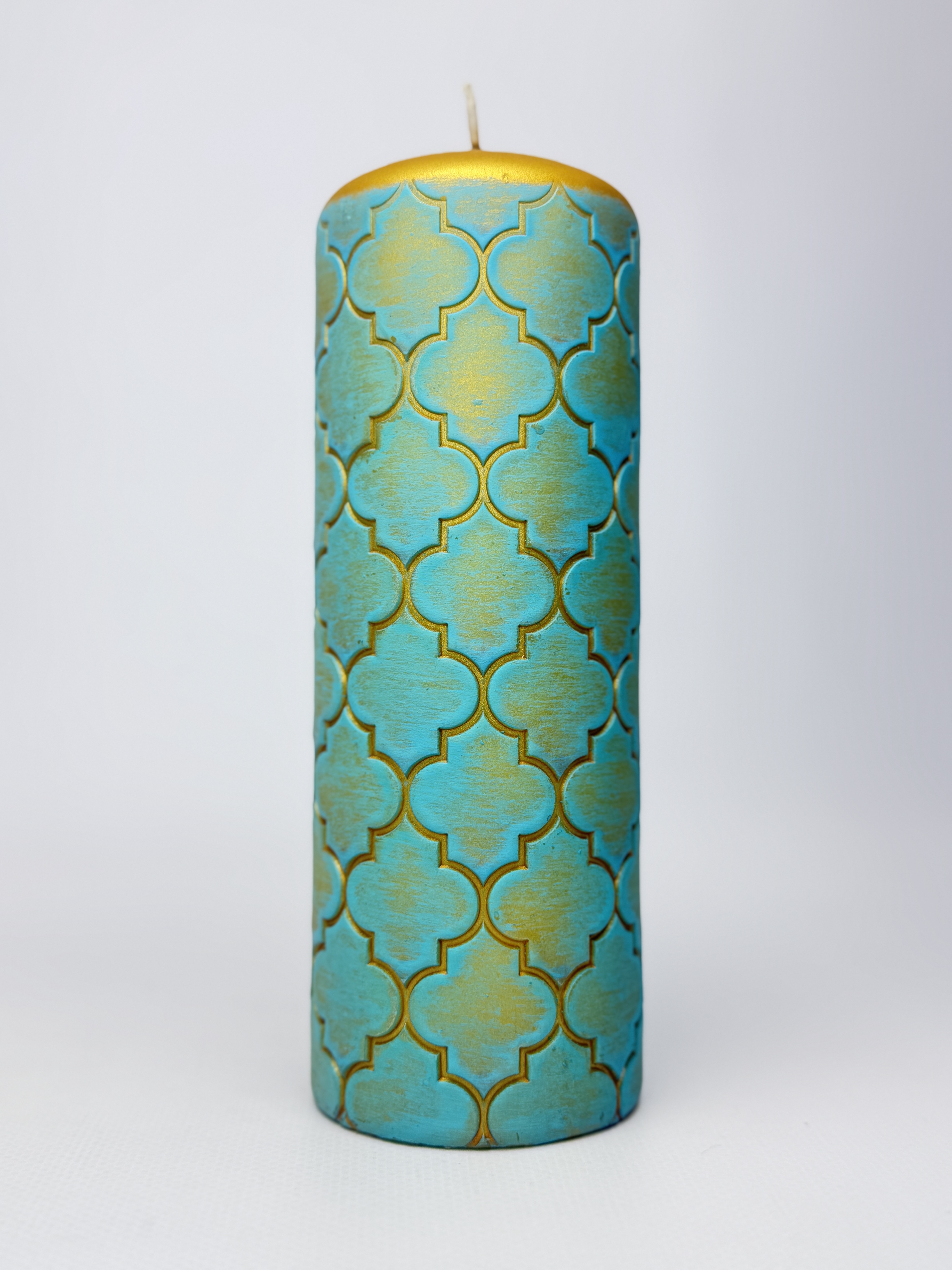 Свічка оздоблена мікс 70*200