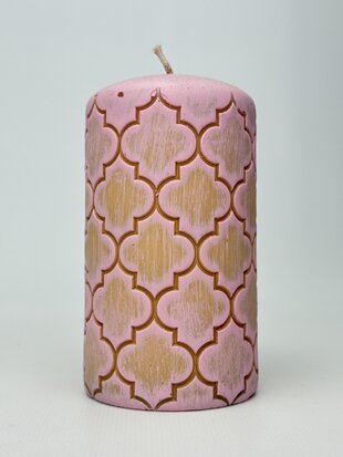 Свічка оздоблена мікс 70*130