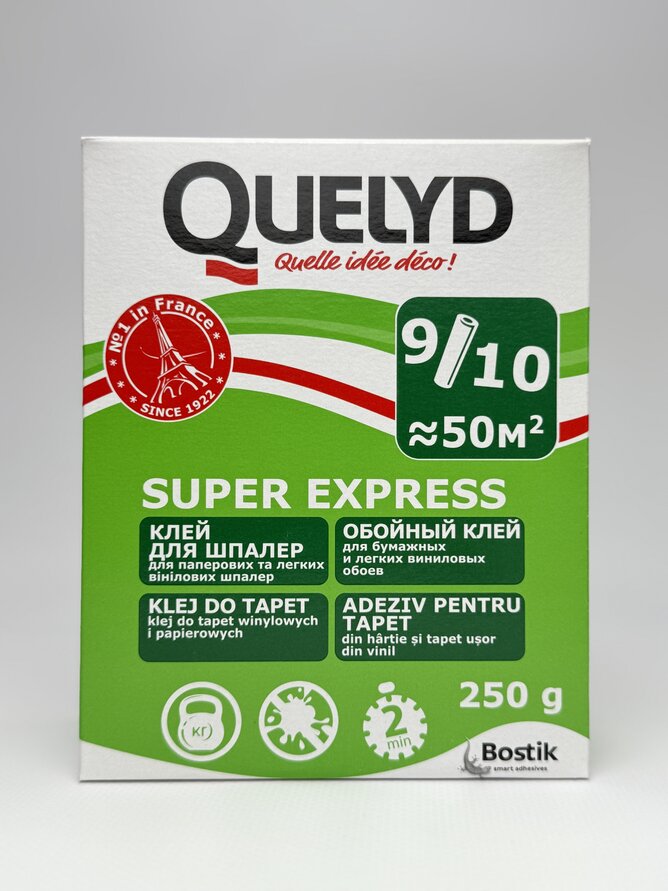 Клей супер експресс 250 г QUELYD