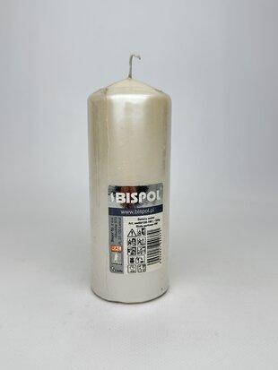 Свічка Bispol біла перлам. sw60/150 330g