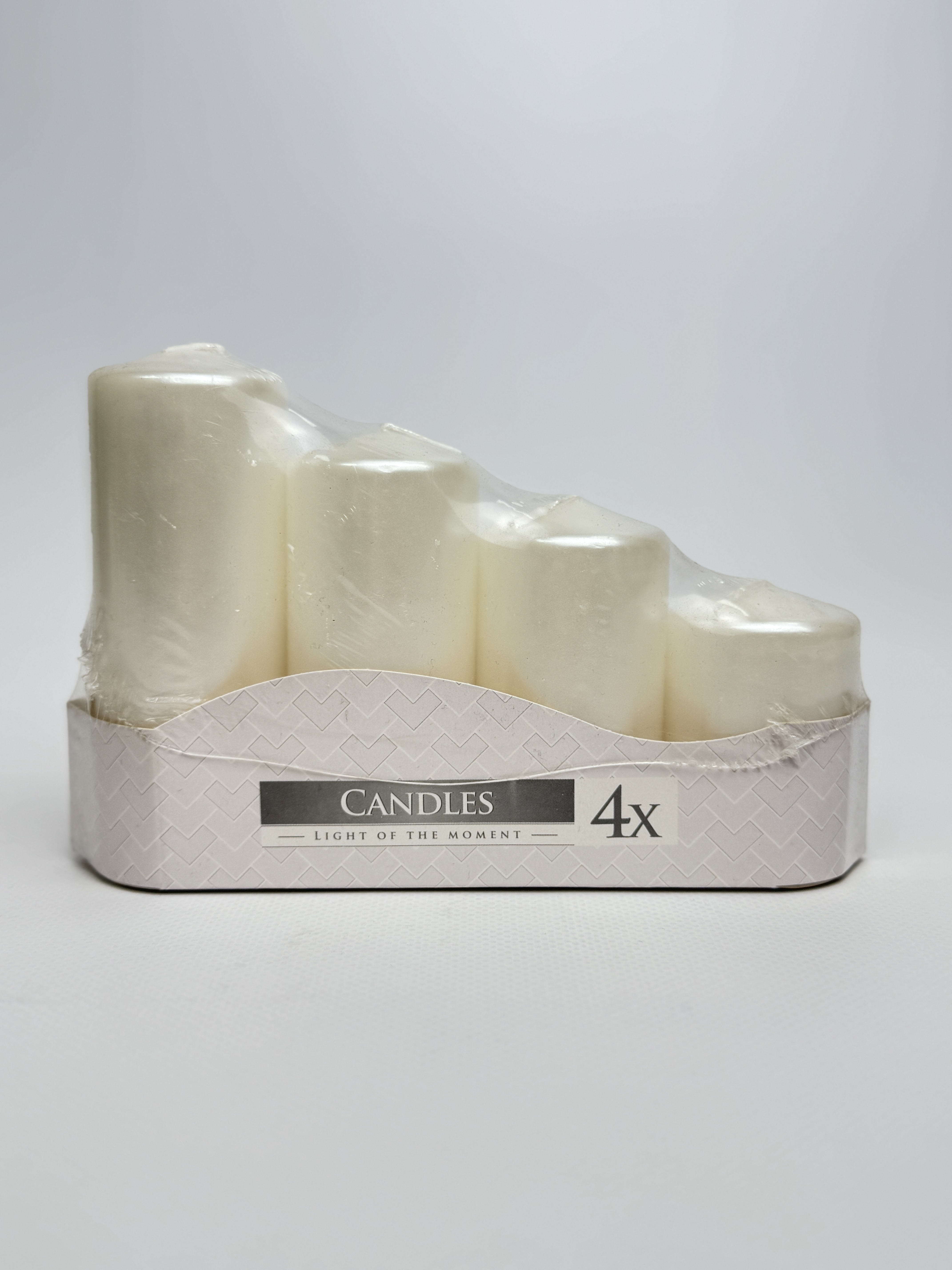 Свічка Bispol біла перлам. sw50/4-190 4шт.