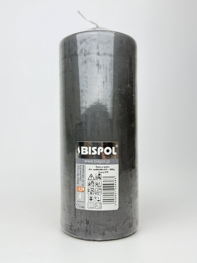 Свічка Bispol срібна sw80/200 800g