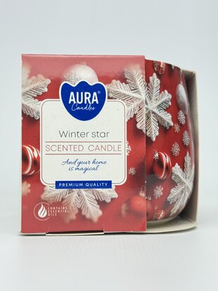 Свічка ароматна скло Winter Star 100г