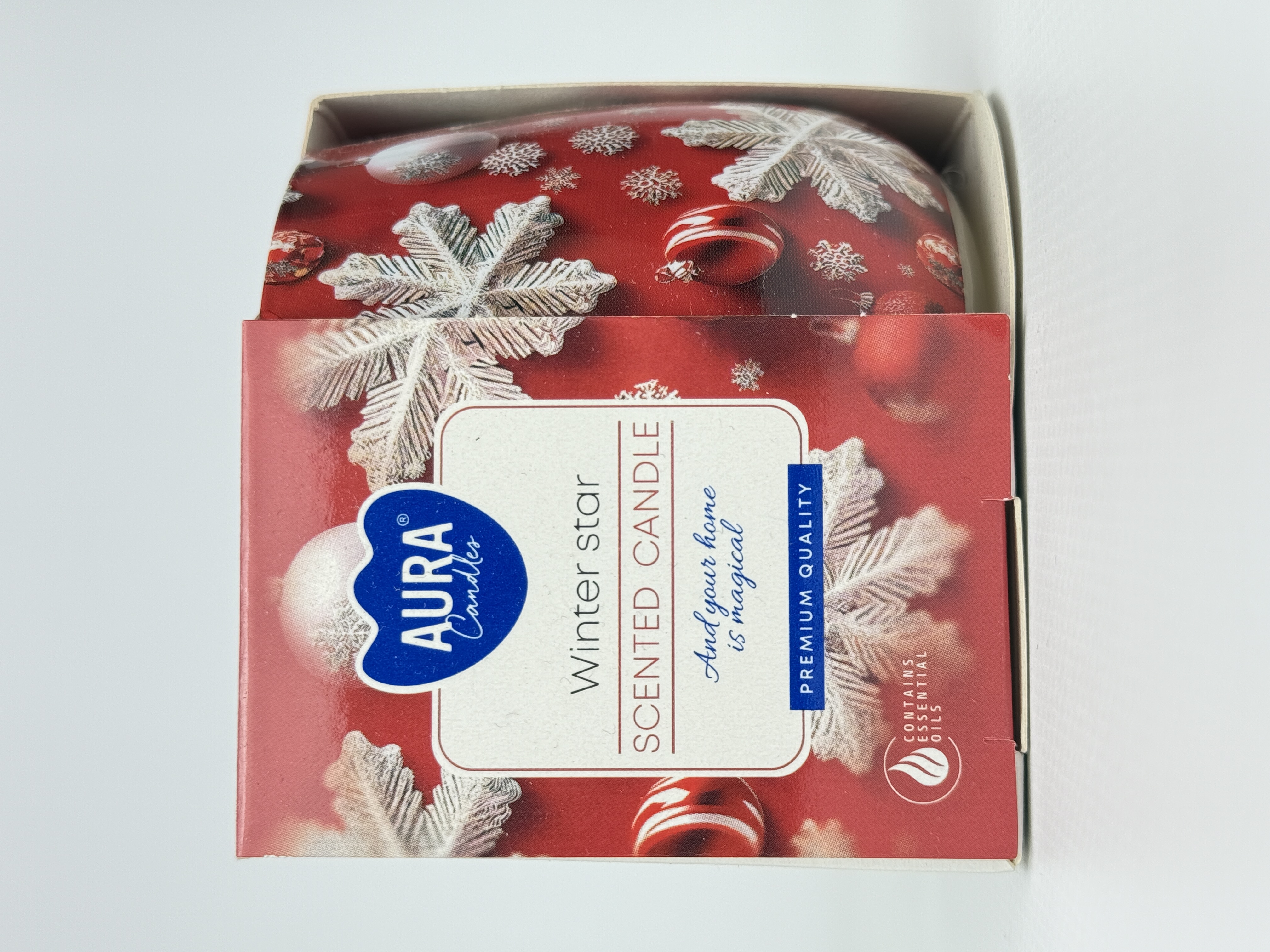 Свічка ароматна скло Winter Star 100г