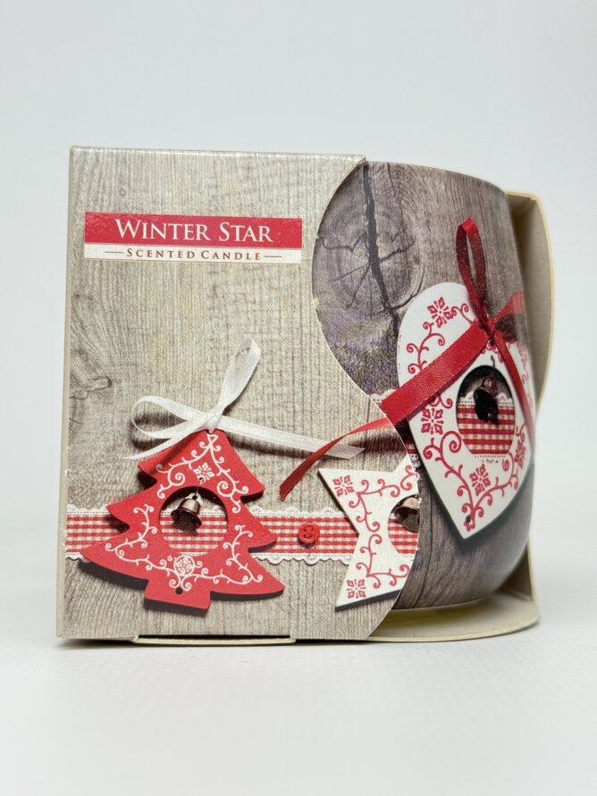 Свічка ароматна скло Winter Star 100г