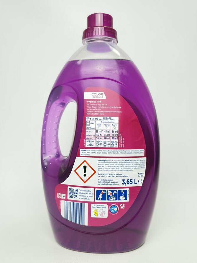Dalli Гель для прання кольорових речей Color 3.65л (104прань)