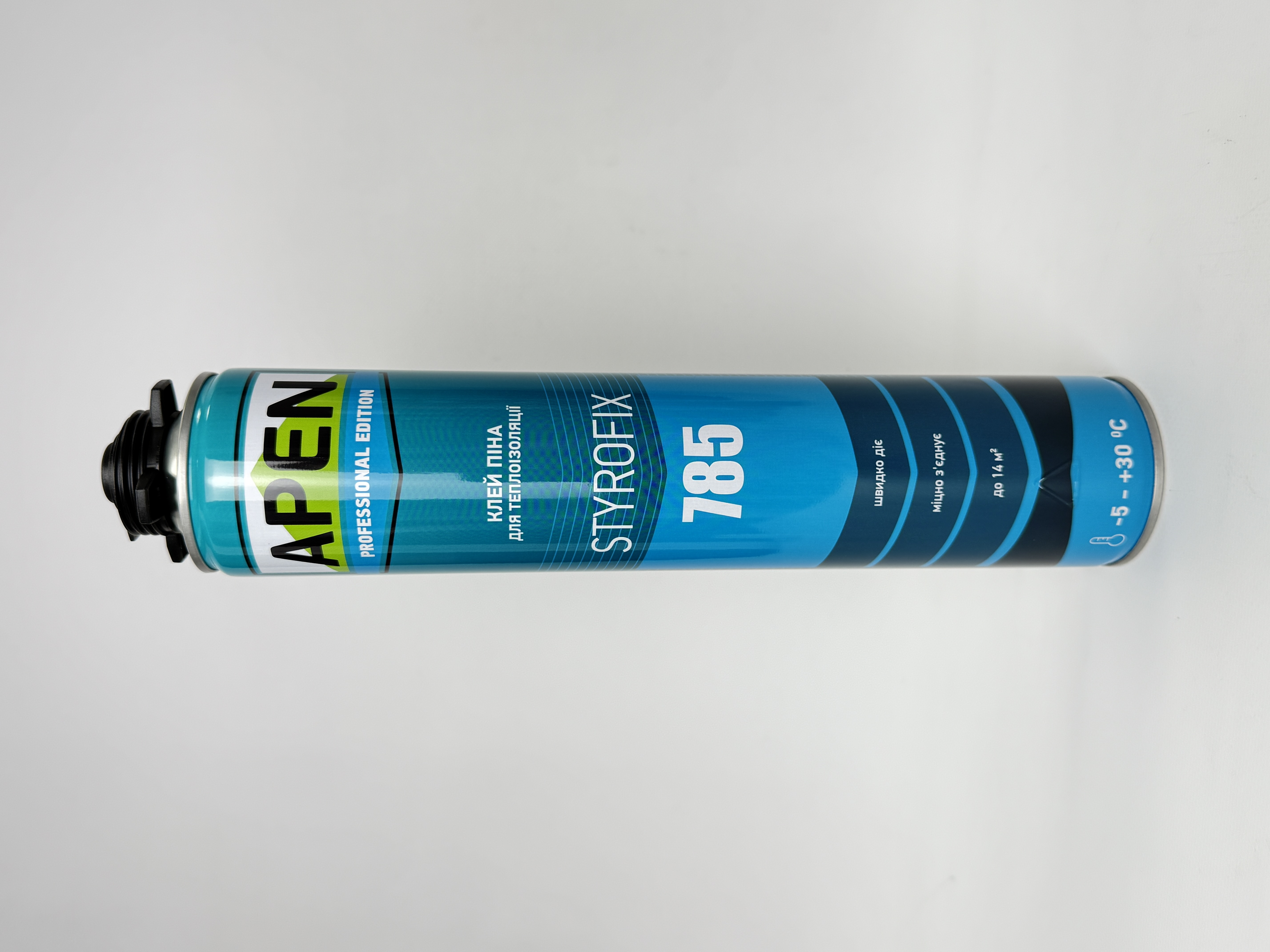 Клей-піна Apen Styrofix 785 д/пінопласту пістолет 750 мл