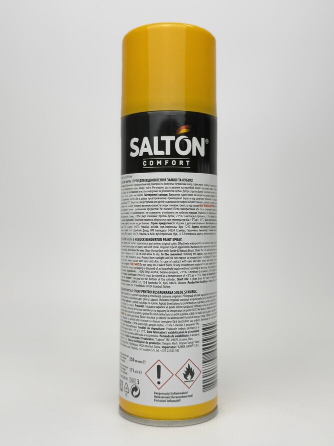 SALTON Фарба д/замші.нубуку 250мл чорна