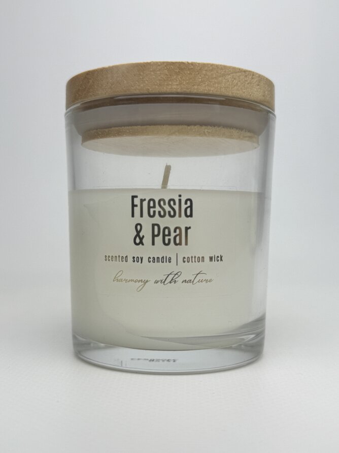 Свічка арома Fresia&Pear 130г