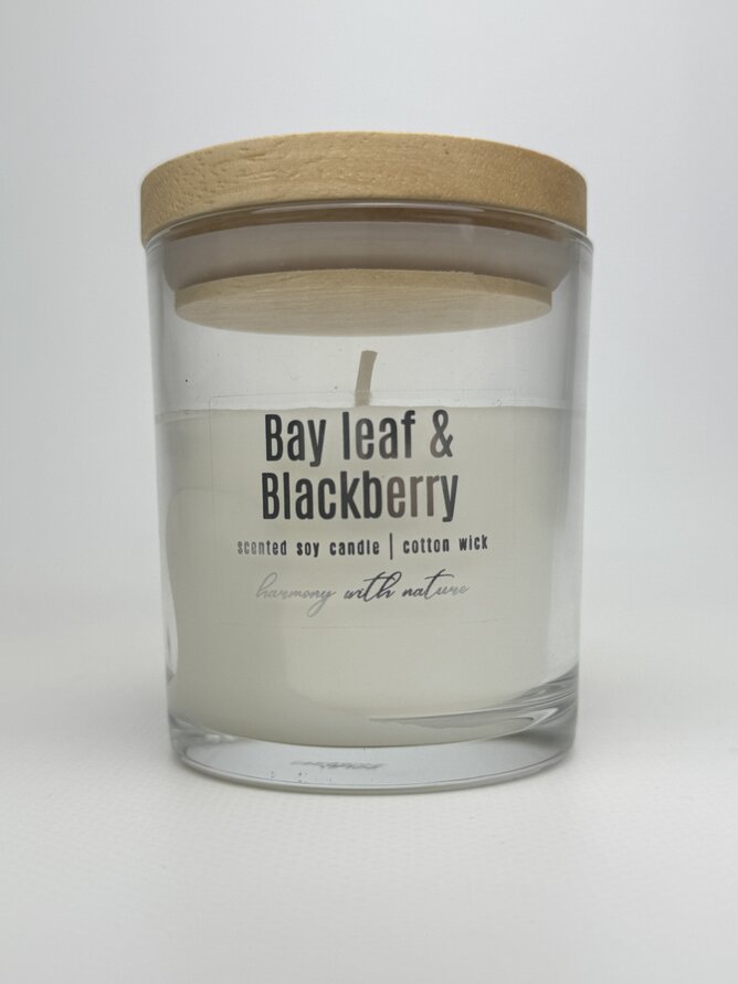 Свічка арома Bay leaf&Blackberry 130г