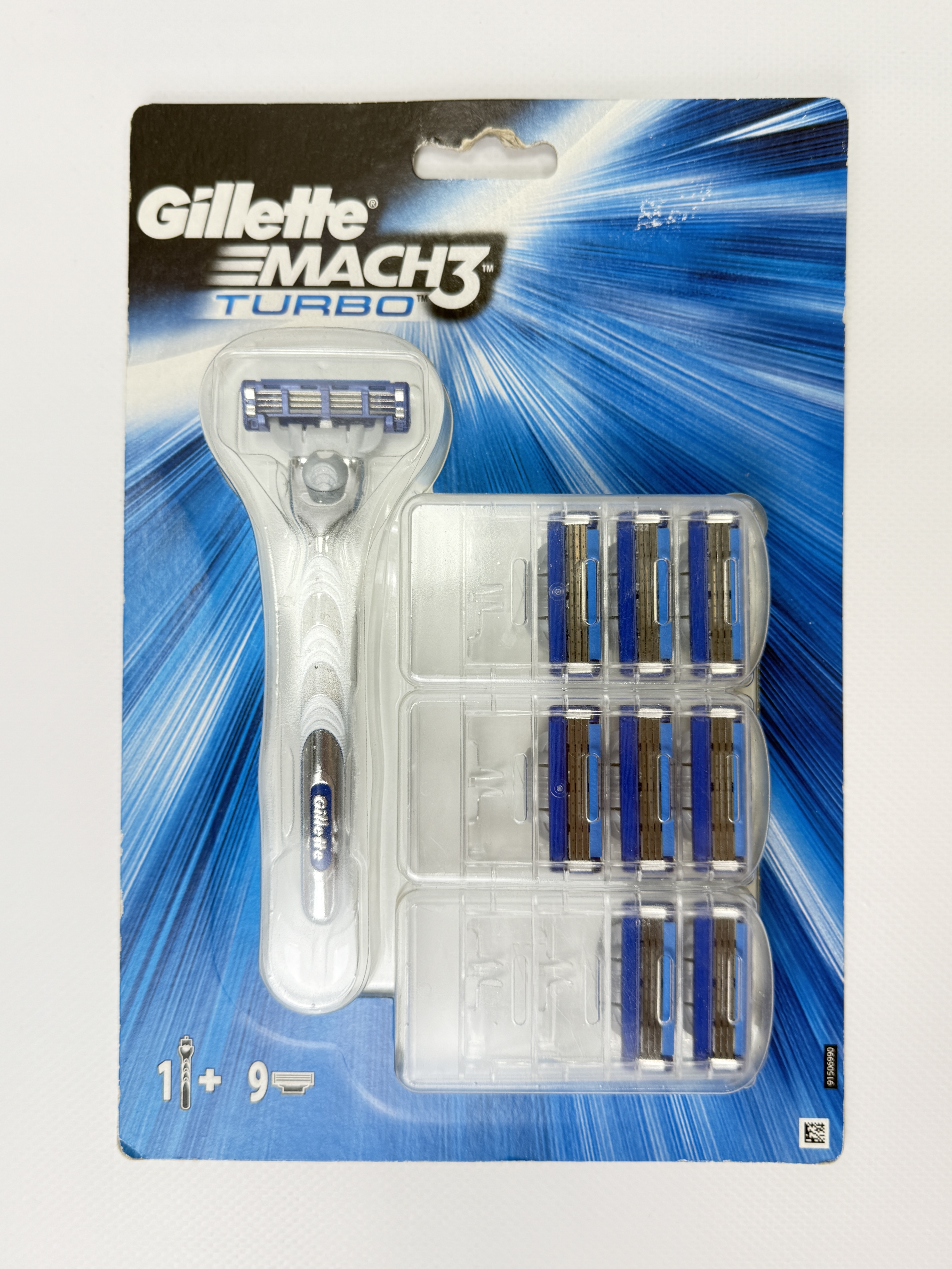 Gillette - Mach-3 Turbo (станок + 9зап)