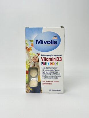 Mivolis - Vitamin D3 Fur Kinder 60St. 51g