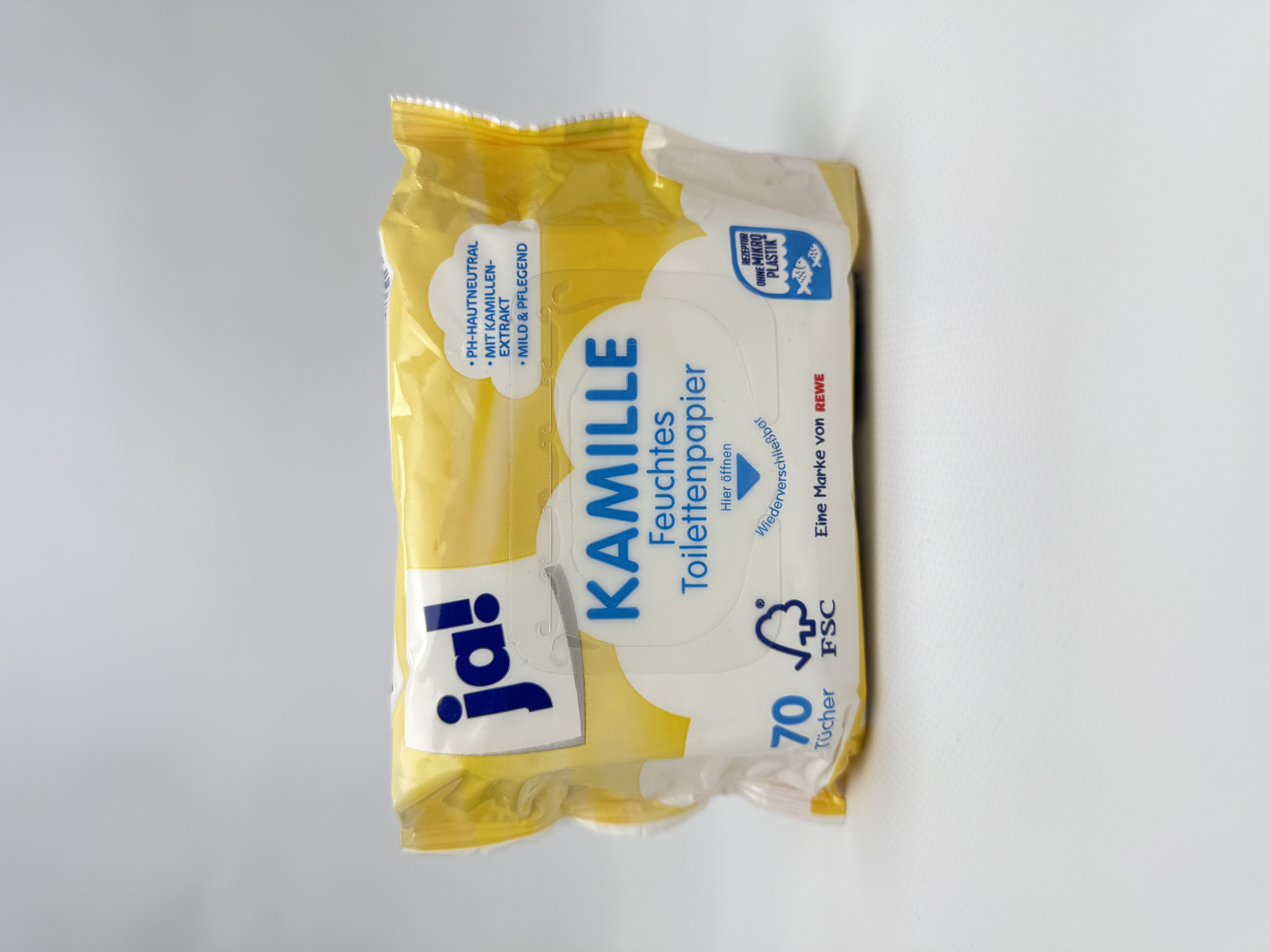 Ja - WC вологий туалетний папір Kamille 70шт.