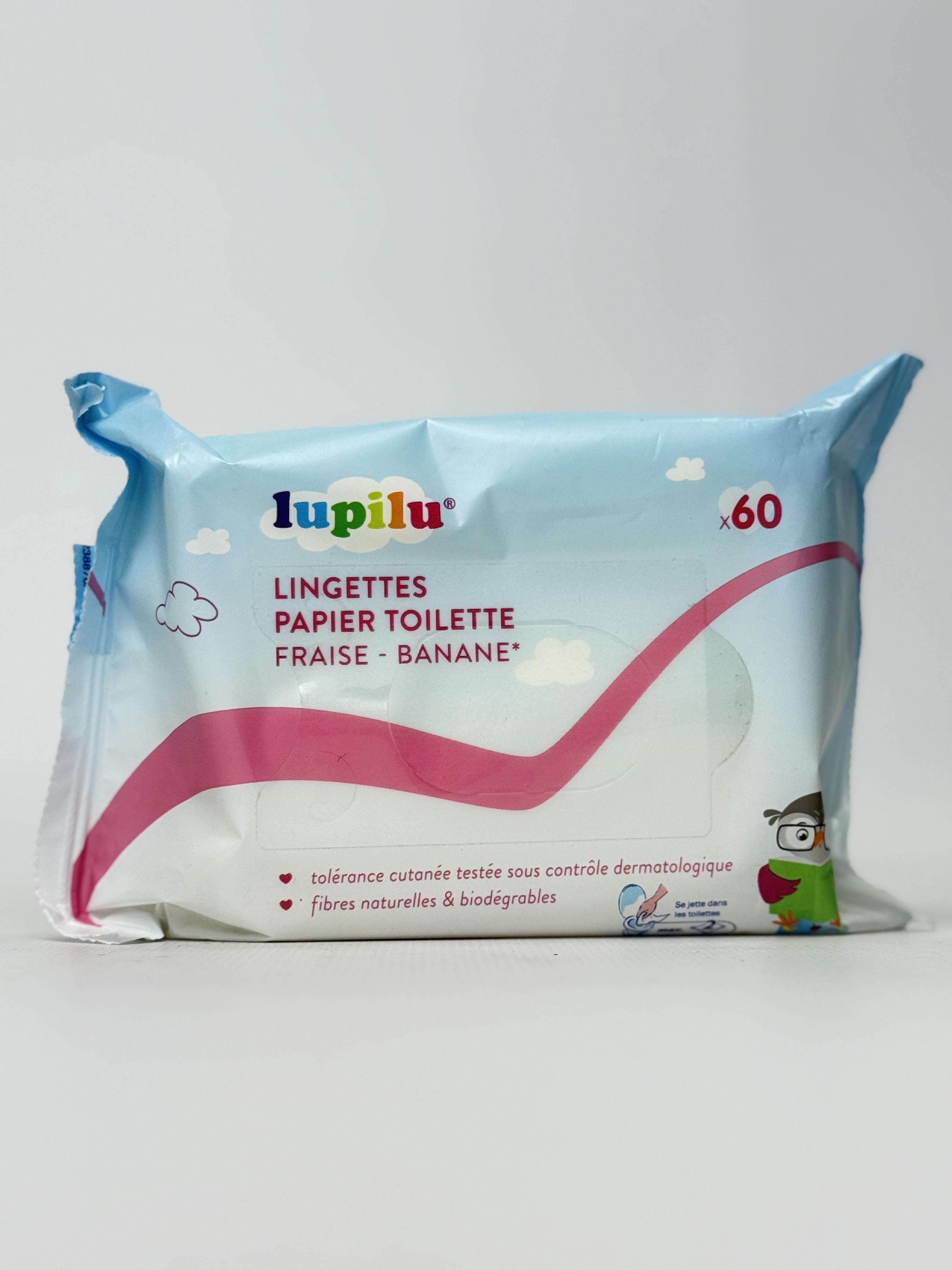 Lupilu - WC вологий туалетний папір Sensitiv Frase-Banane 60шт.