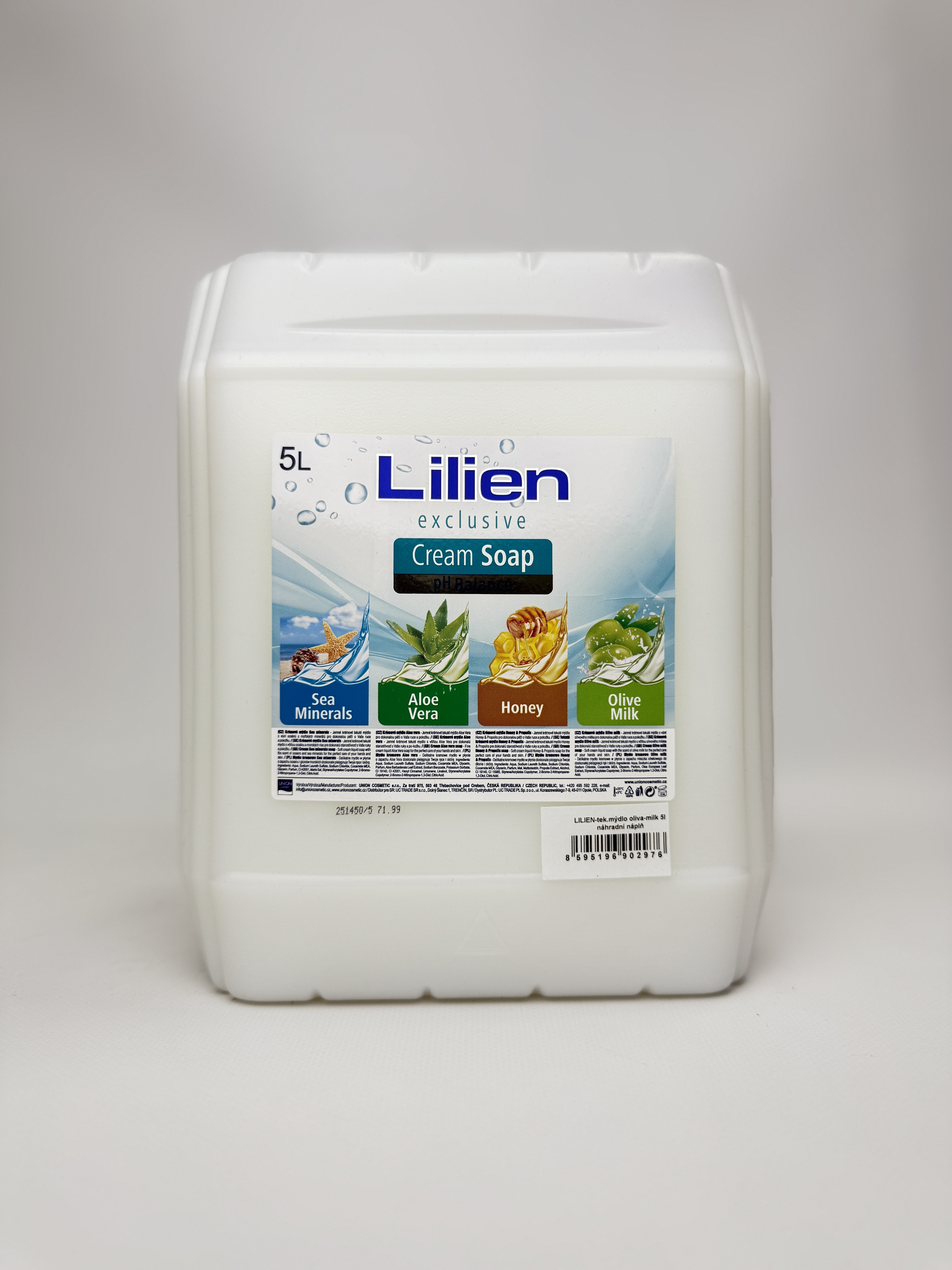 Lilien - Рідке крем-мило Olive Milk 5000ml