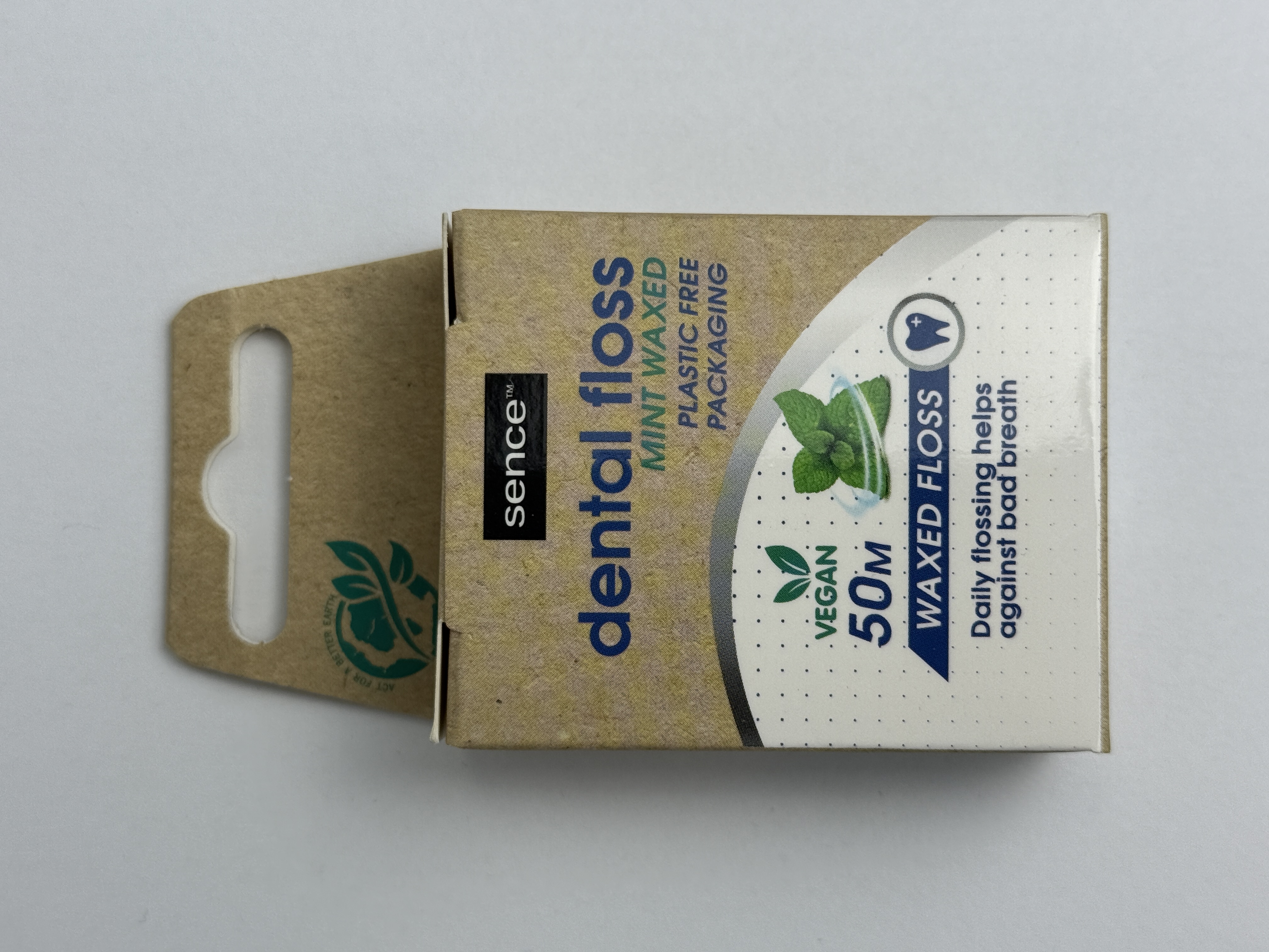 Sence Fresh - Зубна нитка Zahnsei. Fresh Mint gew. 50m