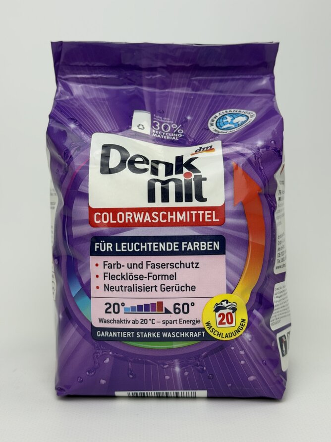 Denk Mit Порошок для прання кольорових речей Pulver Color 20прань 1.3кг