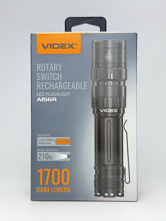 Ліхтар портативний світодіодний VIDEX VLF-A156R 1700Lm 6500K
