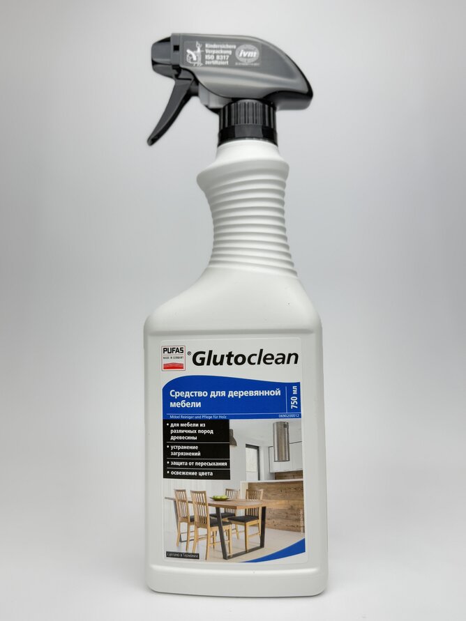 Glutoclean Засіб для очистки та догляду за дерев’яними меблями 0.75 л