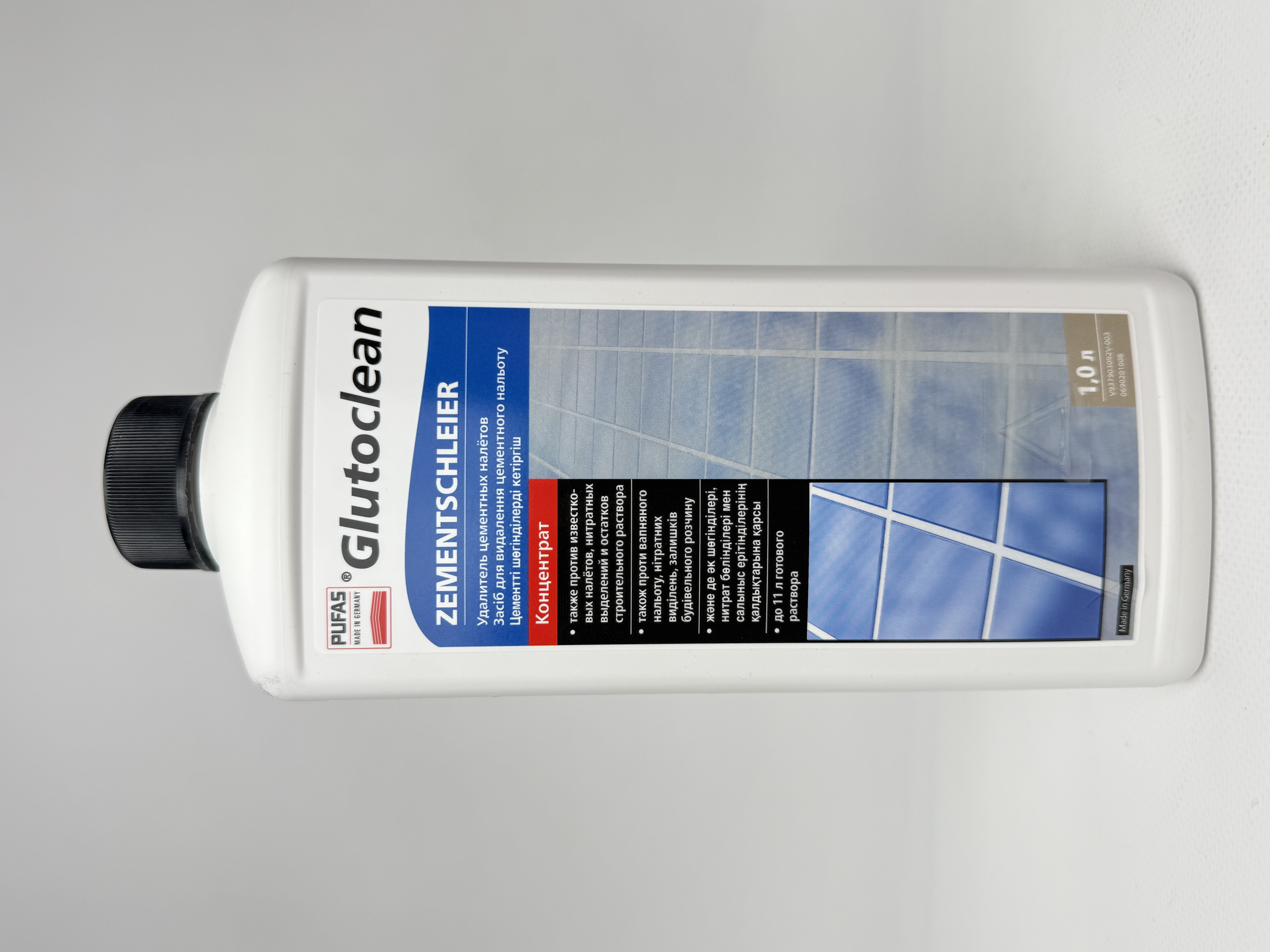 Glutoclean Засіб для видалення цементного нальоту 1л