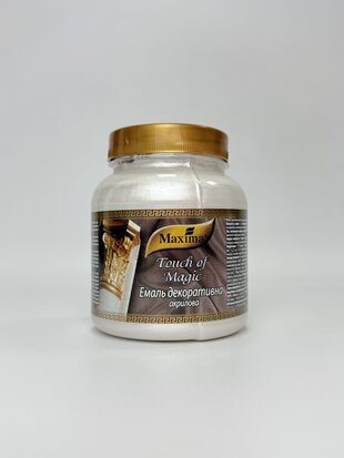 Емаль декор. акрил. срібло ТМ "Maxima" 0.5 кг