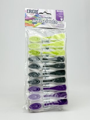 IRGE прищепки для білизни пластмасові міцні 10 шт.